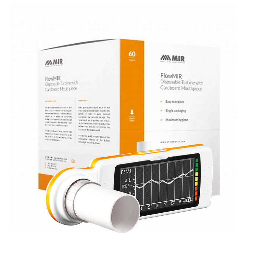 Σπιρόμετρο MIR Spirodoc με 60 Τουρμπίνες μ.χ FlowMir