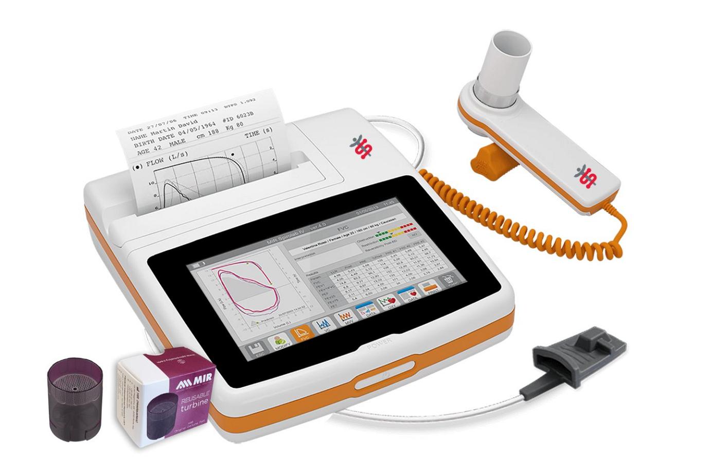 Σπιρόμετρο Spirolab® Mir με Οξυμετρία & Τουρμπίνα Πολλαπλών Χρήσεων - Image 2