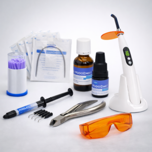 Κιτ Ορθονυχίας επαγγελματικό σετ με UV πολυμερισμού νάρθηκες 12 14 και εργαλεία