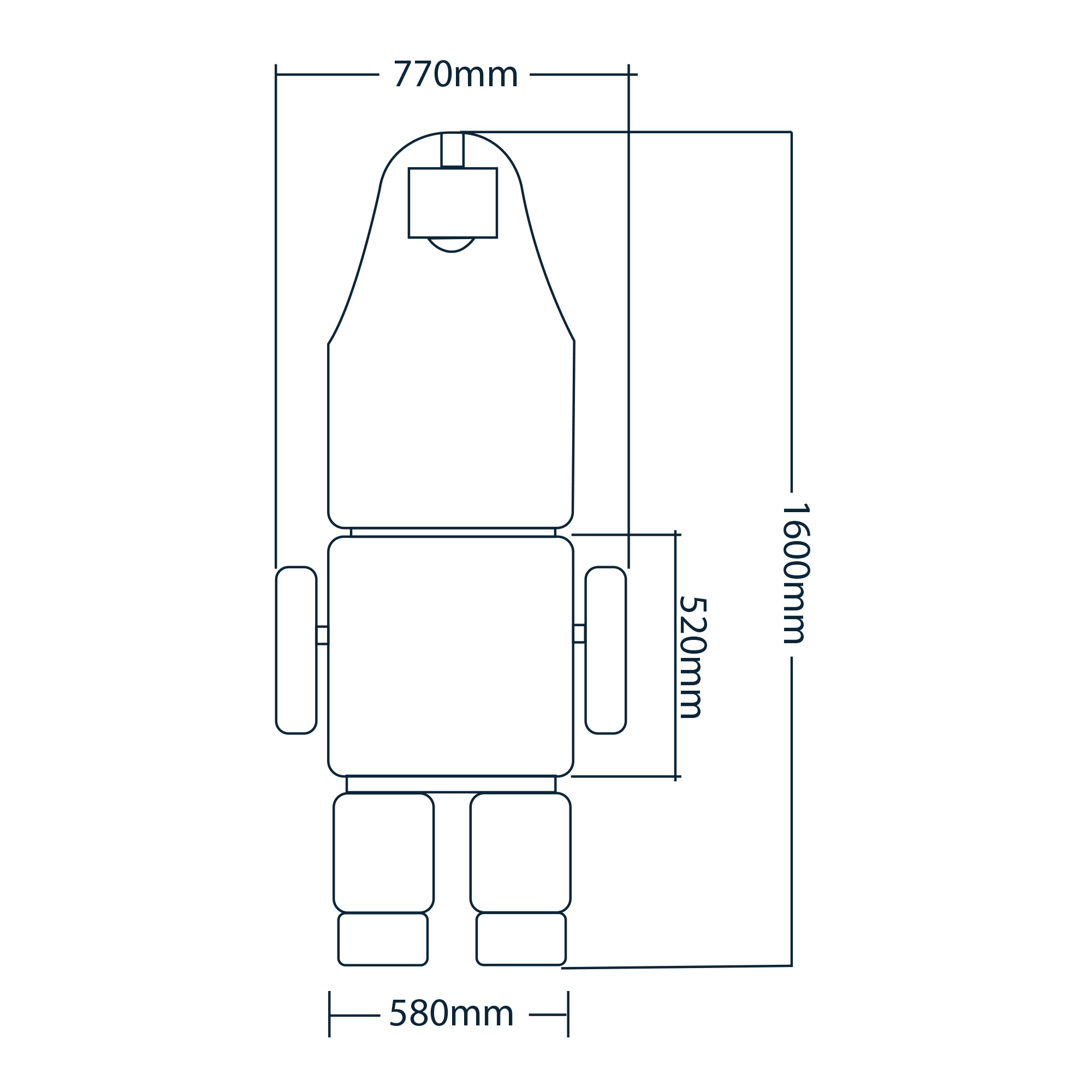 Υδραυλική Καρέκλα Πεντικιούρ Λευκή με Σταθερή Βάση - Image 12