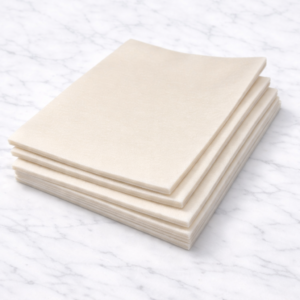 Hapla felt 5mm λευκό αυτοκόλλητο φύλλο 22.5x45cm