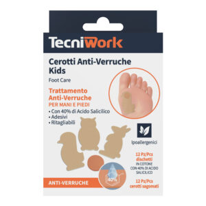 Επιθέματα για μυρμηγκιές παιδιών Tecniwork 12 τεμ με 40% Σαλικυλικό Οξύ