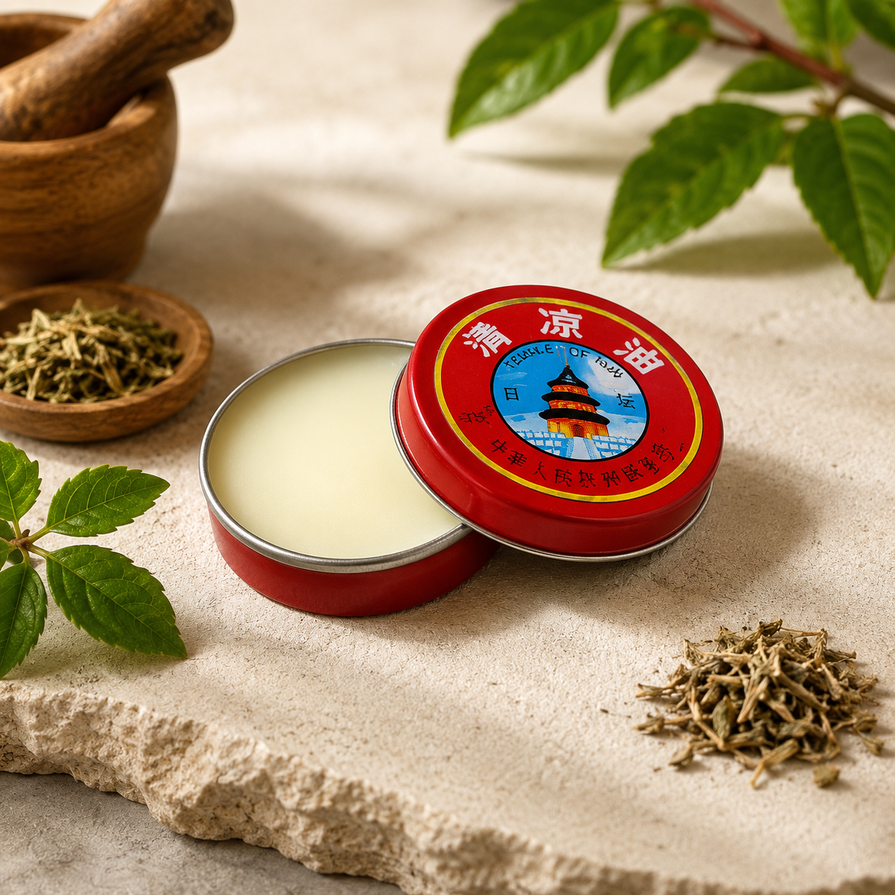 Essential Balm Temple of Sun παραδοσιακό βάλσαμο βοτάνων 19gr