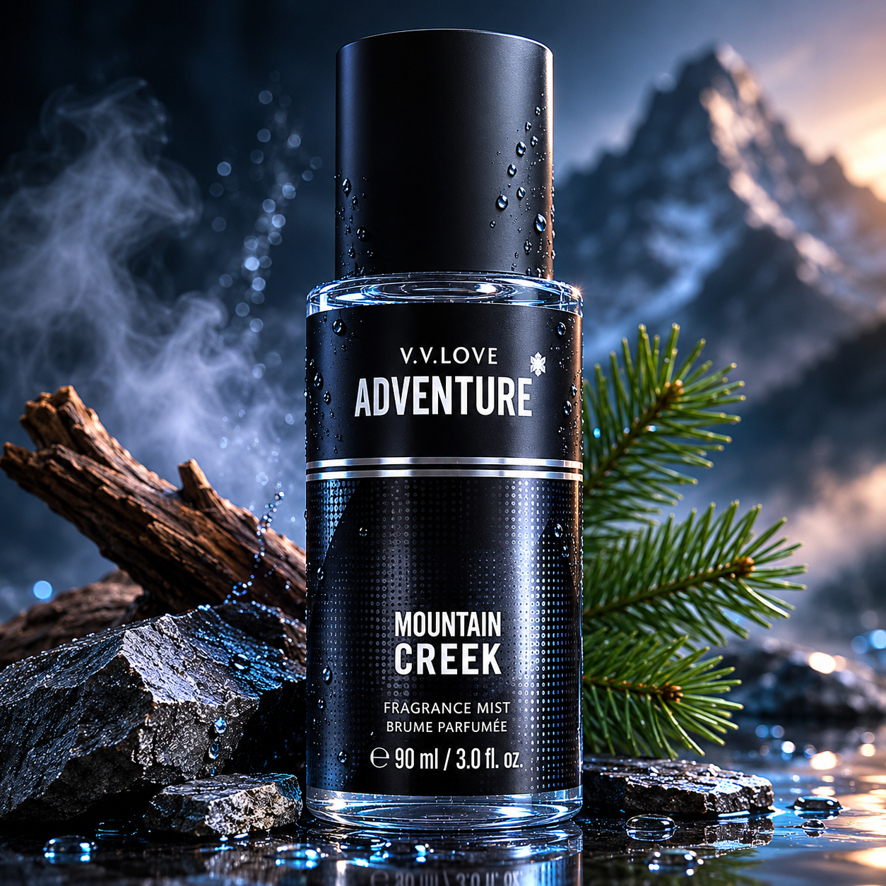 V.V.LOVE Adventure Mountain Creek Fragrance Mist 90ml αντρικό body mist
