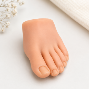 Σιλικόνη practice ποδιού με δάχτυλα για pedicure και nail art