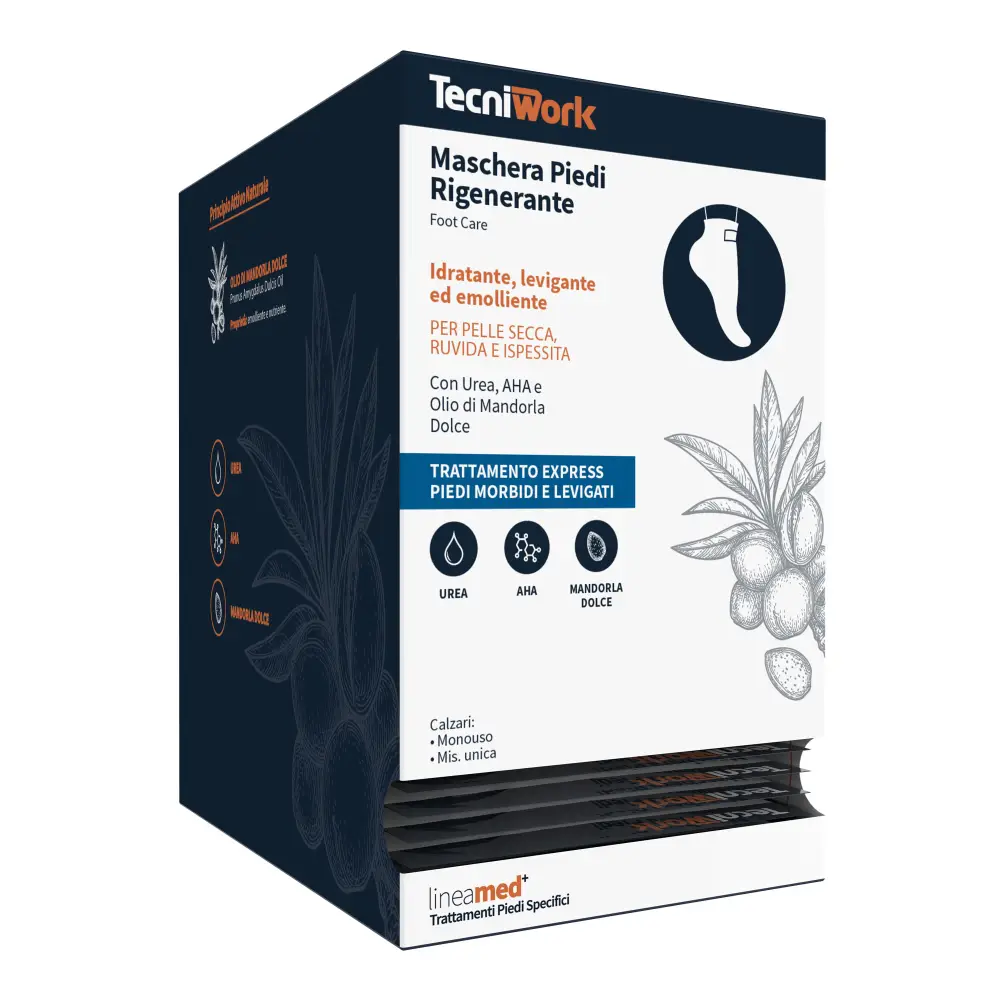 Regenerating Foot Mask Display 25 τεμ. Tecniwork – Αναπλαστική Μάσκα Ποδιών με Urea - Image 3