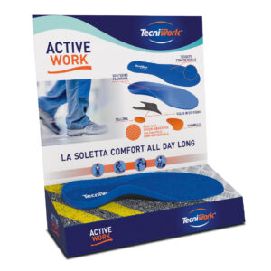 display πάτου Active Work Tecniwork Touch Me για παρουσίαση προϊόντος