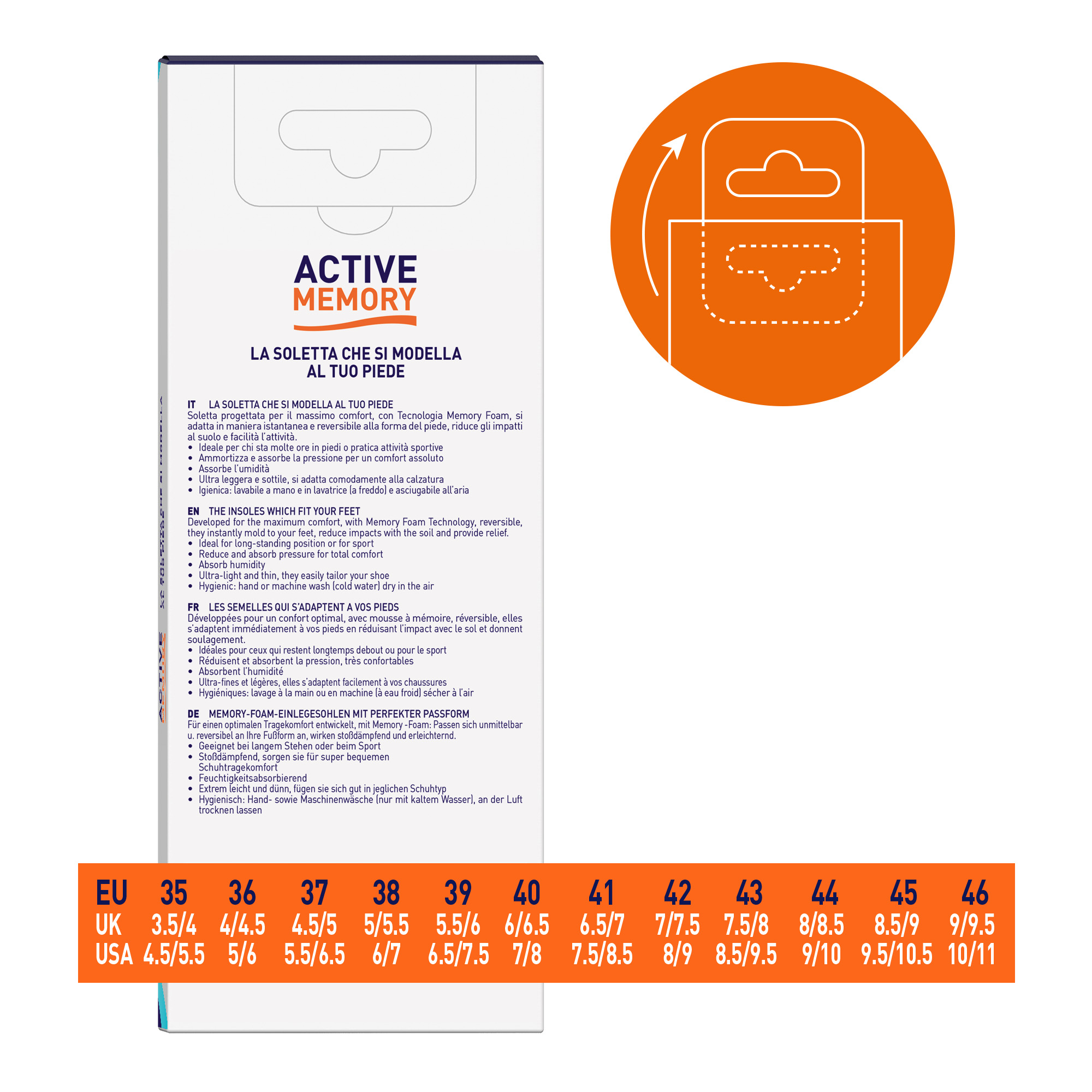 Πάτοι Active Memory Foam 1 Ζεύγος 👣 - Image 6