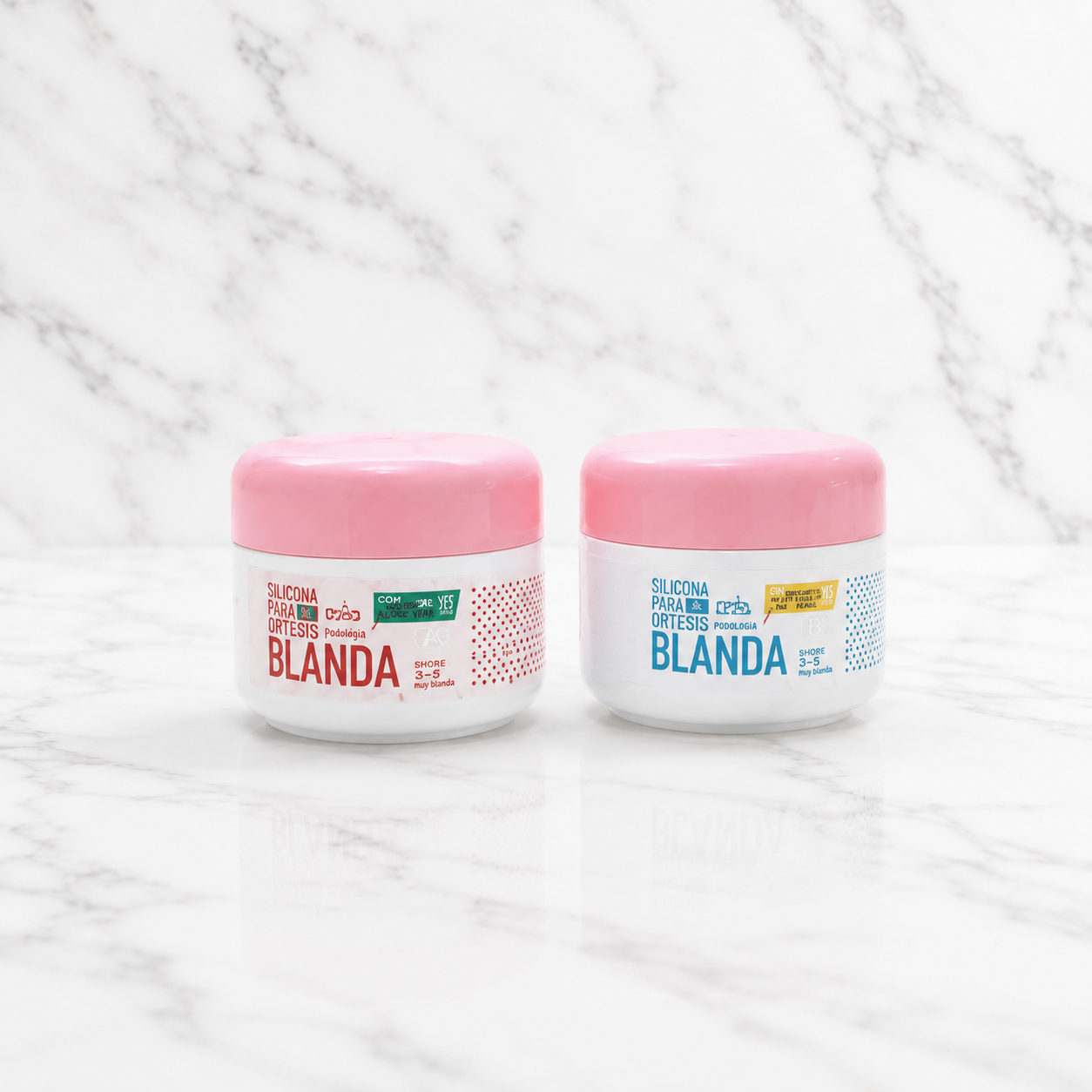 Σιλικόνη για Ορθώσεις Soft Shore 3-5 Blandos A+B 400gr
