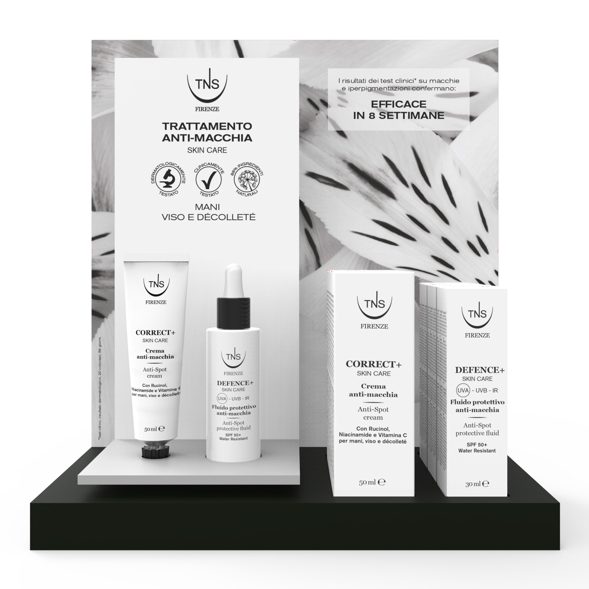 Display Correct+ Defence+ TNS με κρέμα κατά των πανάδων και αντηλιακό SPF50 14 τεμαχίων