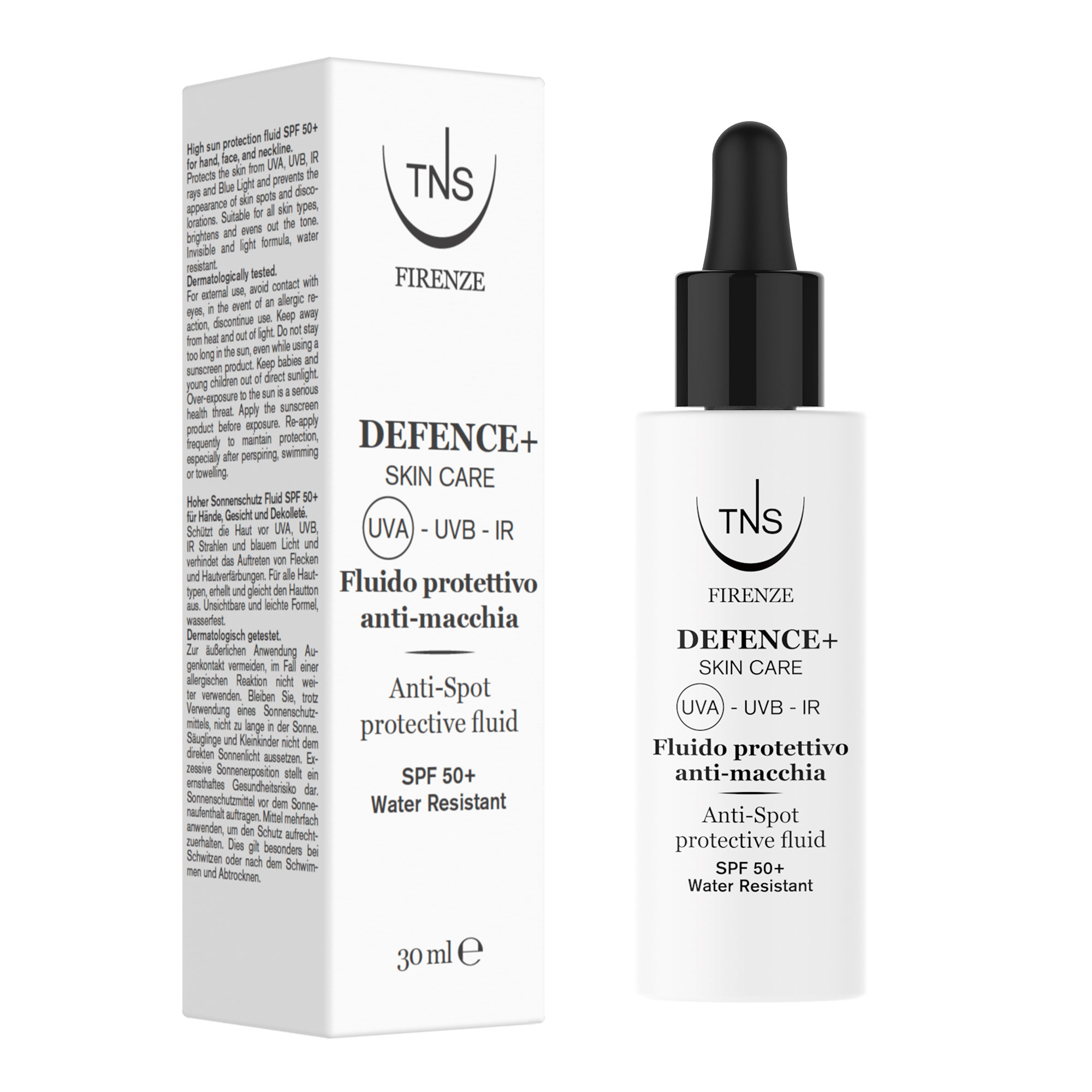 Defence+ SPF50 TNS Αντηλιακό Ρευστό για Χέρια & Πρόσωπο 30ml - Image 4