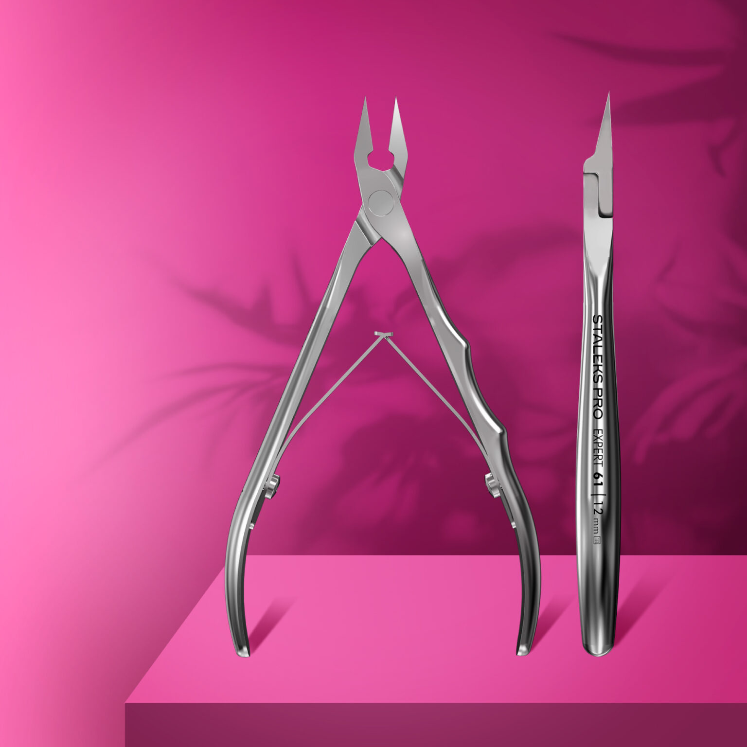 Κόφτης εισφρυμένων νυχιών STALEKS PRO EXPERT 61 12 mm από ανοξείδωτο ατσάλι για επαγγελματική ποδολογία και ιατρικό πεντικιούρ.