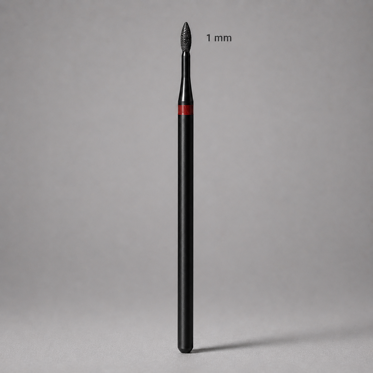 Φρέζα διαμαντιού 1 mm Fine Mini Flame με κόκκινη ένδειξη, γερμανικής κατασκευής
