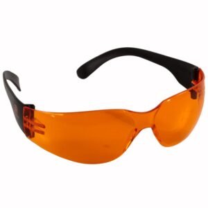Γυαλιά προστασίας UV525 από polycarbonate με πορτοκαλί φακό EN 166 και EN 170