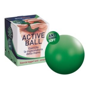 Active Ball Soft πράσινη μπάλα ενδυνάμωσης χεριών χαμηλής αντίστασης anti-stress