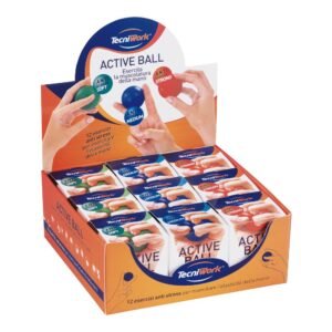 Active Ball μπάλες ενδυνάμωσης χεριών Soft Medium Strong σε display 9 τεμαχίων