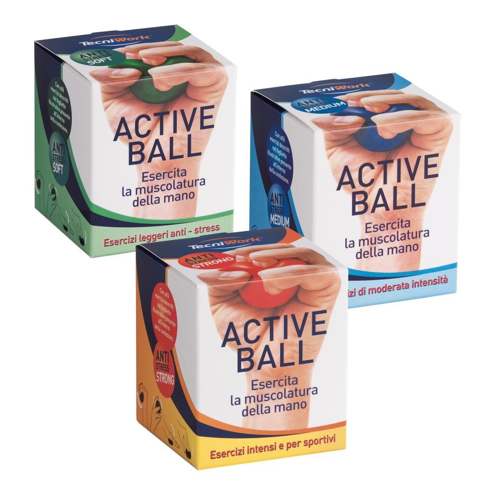Active Ball Μπάλα Anti-Stress Ενδυνάμωσης Χεριών – Display 9 Τεμαχίων - Image 3