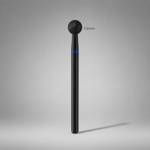 Φρέζα διαμαντιού Black Diamond Ball 5 mm με μαύρη επίστρωση