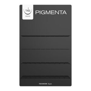 Μαύρο plexiglass σταντ Pigmenta TNS τεσσάρων ραφιών για 40 χρώματα