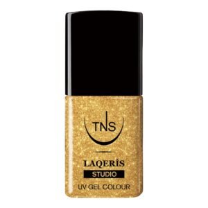 TNS Laqerìs Studio Gold Glitter ημιμόνιμο βερνίκι χρυσό glitter HEMA Free 10 ml