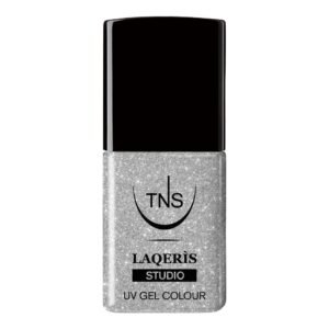 TNS Laqerìs Studio Silver Glitter ημιμόνιμο βερνίκι ασημί glitter HEMA Free 10 ml