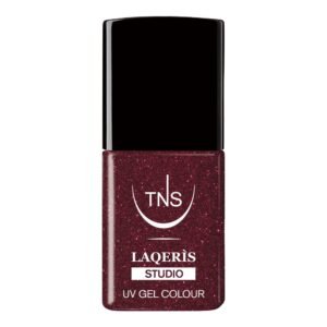 TNS Laqerìs Studio Glitter Burgundy ημιμόνιμο μπορντό κόκκινο με glitter HEMA Free 10 ml