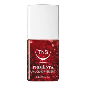Pigmenta Red Glitz κόκκινη UV χρωστική με glitter 10 ml TNS