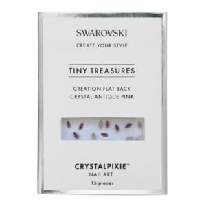 Swarovski Antique Pink Tiny Treasures Creation Flat Back 15 τεμάχια για Nail Art