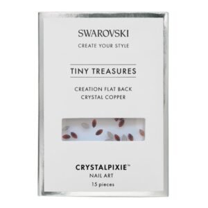 Swarovski Crystal Copper Tiny Treasures Creation Flat Back 15 τεμάχια για Nail Art