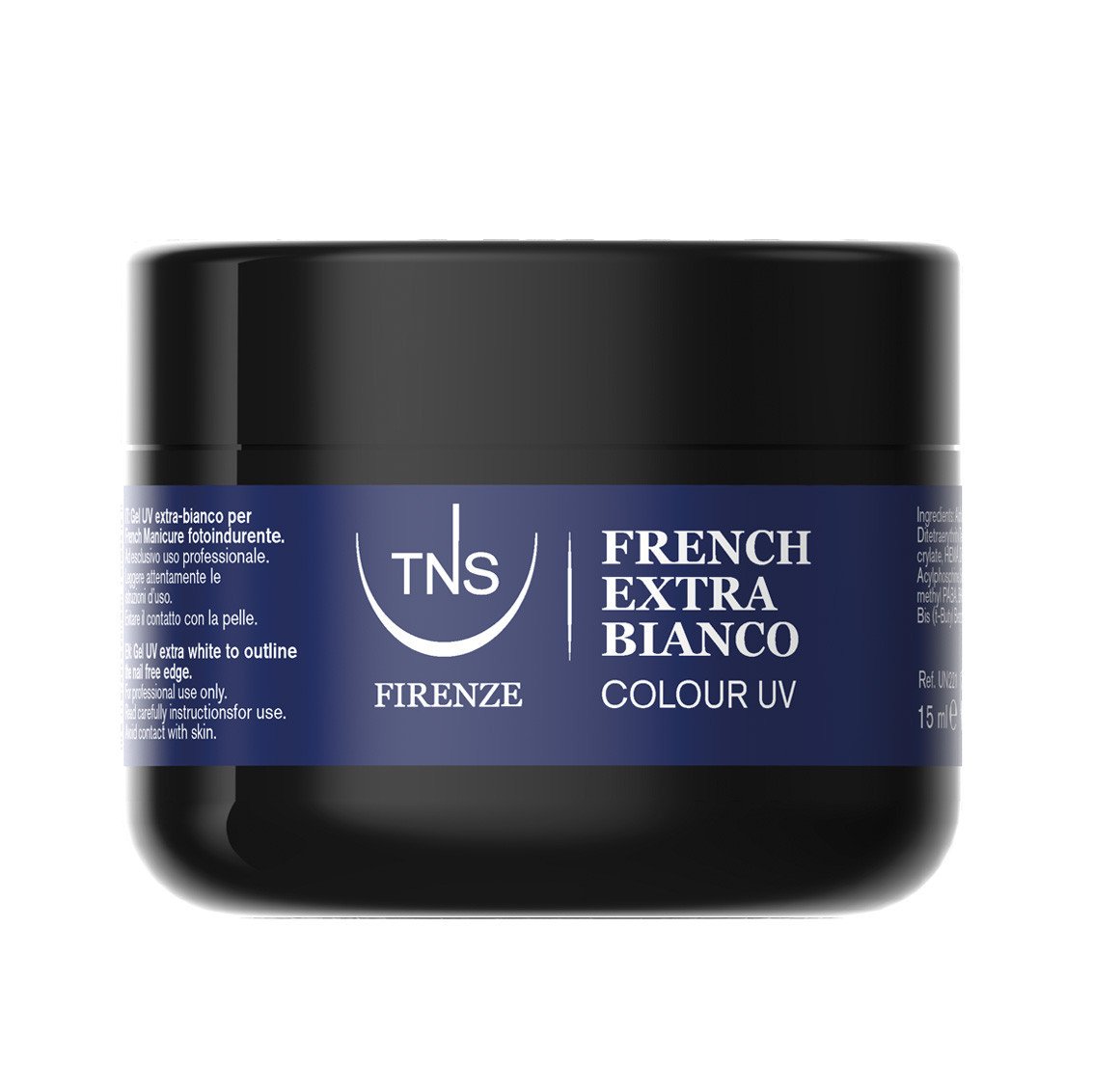 TNS UV Gel French Manicure Extra White 15ml – Επαγγελματικό UV Gel για Γαλλικό Μανικιούρ - Image 2