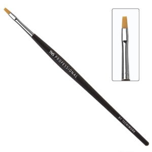 TNS Πινέλο Νυχιών Flat Tip #2 επαγγελματικό πινέλο UV Gel με μικρή επίπεδη άκρη για λεπτομερή εφαρμογή gel