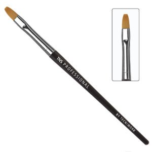 TNS Πινέλο Νυχιών Flat Tip #4 επαγγελματικό πινέλο UV Gel με επίπεδη άκρη για επιμήκυνση και κάλυψη νυχιών