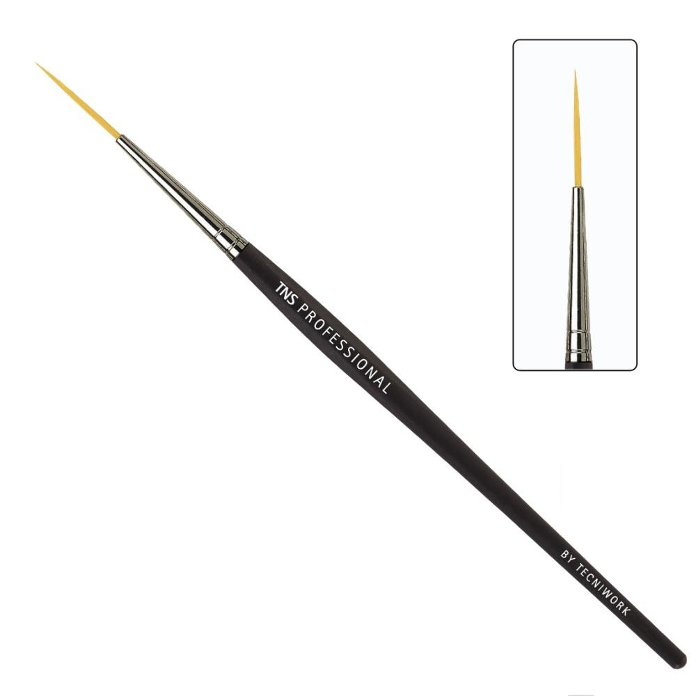 TNS Professional Nail Art Brush Large Tip Νο 0 με επιμηκυμένη μύτη για Nail Art και French Manicure