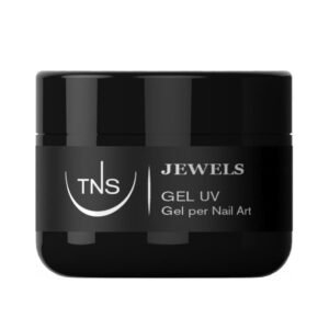 TNS Gel Jewels Soak Off Transparent 20ml επαγγελματικό UV Gel για Nail Art και εφαρμογή διακοσμητικών νυχιών