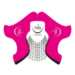 TNS χάρτινες φόρμες επιμήκυνσης νυχιών 150 τεμάχια με πλέγμα αναφοράς