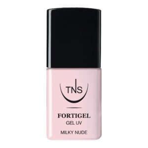Fortigel Milky Nude TNS 10ml επαγγελματικό UV Gel All-in-One για ενίσχυση, κάλυψη και επιμήκυνση νυχιών