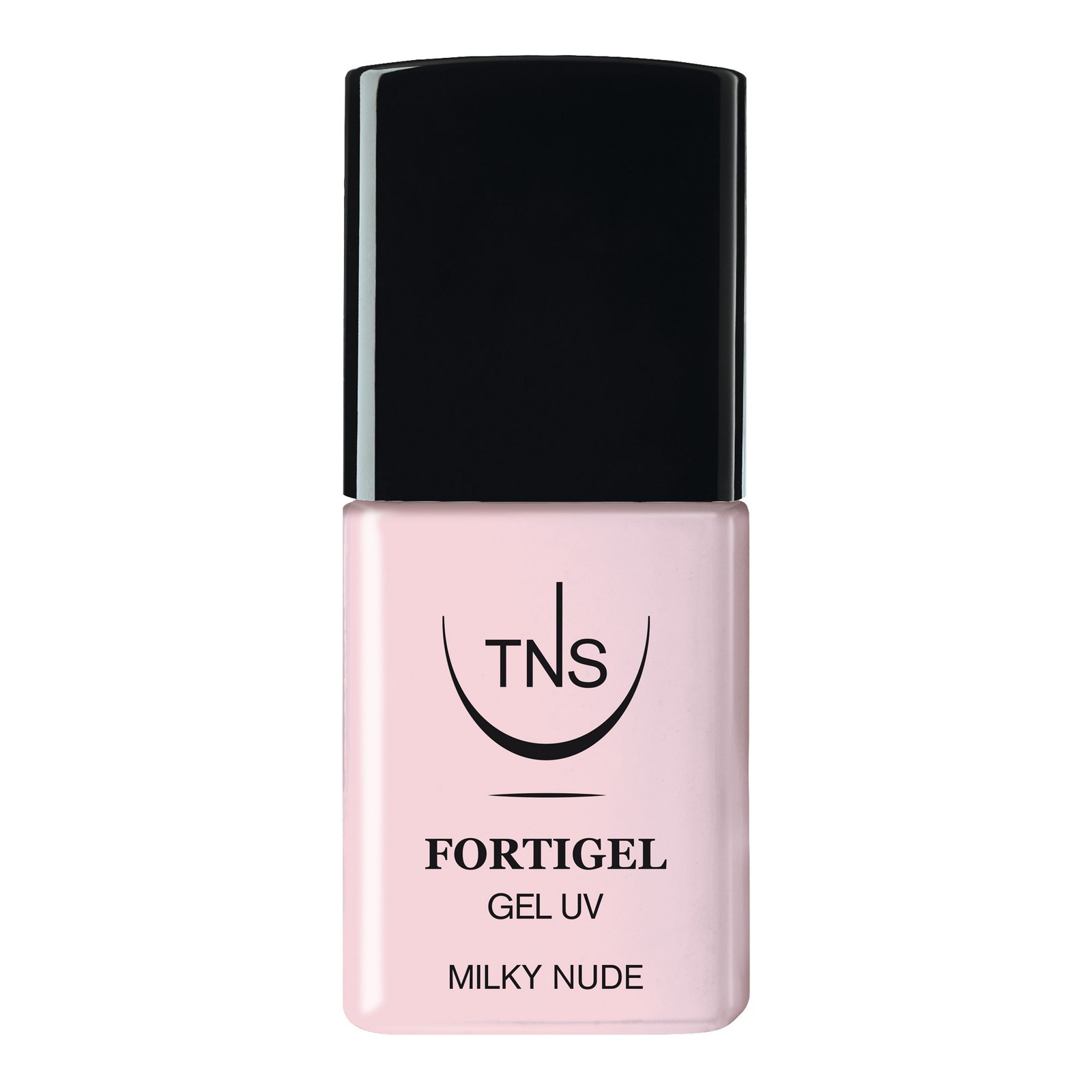 Fortigel Milky Nude TNS 10ml επαγγελματικό UV Gel All-in-One για ενίσχυση, κάλυψη και επιμήκυνση νυχιών