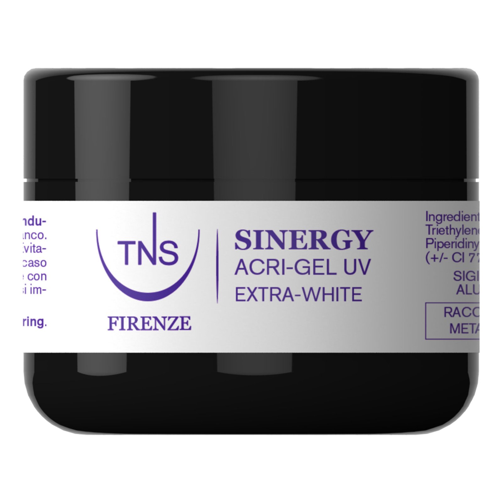 Acrigel Sinergy Extra White TNS 25ml επαγγελματικό acrigel για χτίσιμο και επιμήκυνση νυχιών