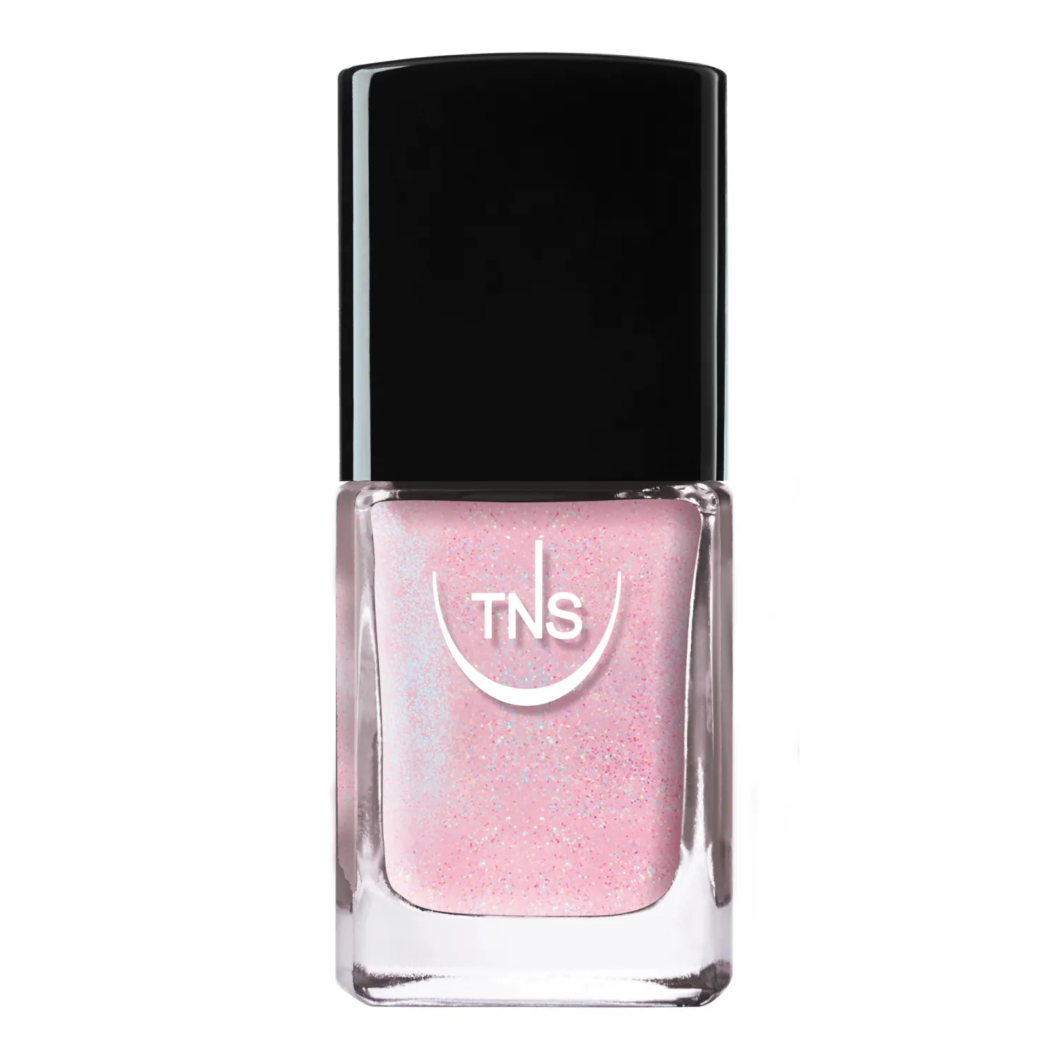 TNS So Sweet ανοιχτό ροζ metallic βερνίκι νυχιών με microglitter 10 ml