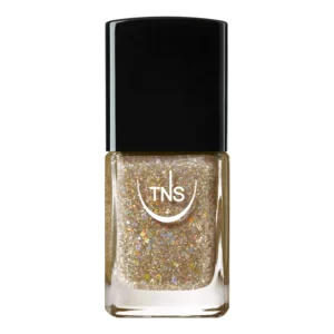 TNS Glitter Gold χρυσό glitter βερνίκι νυχιών 10 ml