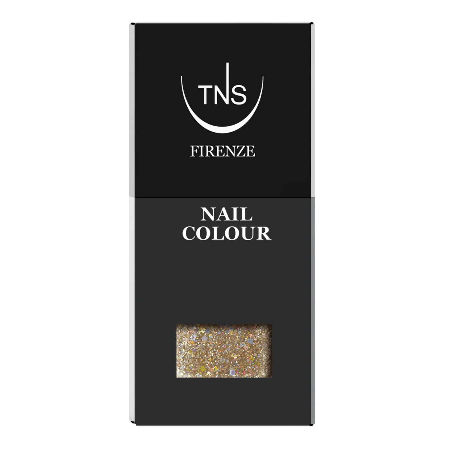 Βερνίκι Νυχιών TNS Glitter Gold Χρυσό Glitter 10 ml - Image 2