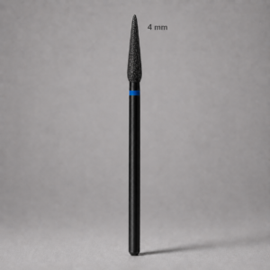 Φρέζα διαμαντιού 4 mm Long Bud με μπλε ένδειξη Medium, γερμανικής κατασκευής