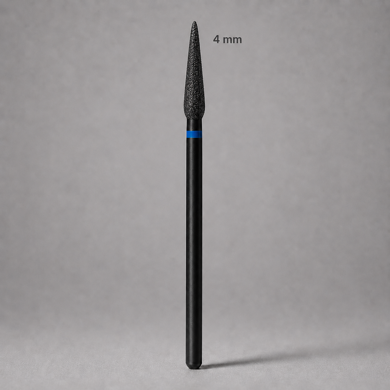 Φρέζα διαμαντιού 4 mm Long Bud με μπλε ένδειξη Medium, γερμανικής κατασκευής