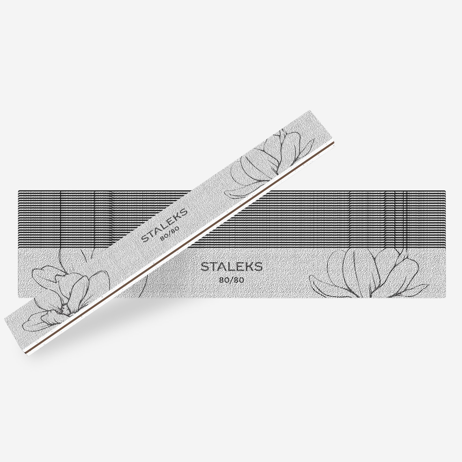 80/80 Grit Λίμα Νυχιών STALEKS EXPERT 20 Straight Mineral – 25 τεμ. - Image 2