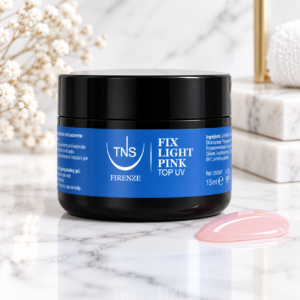 TNS Fix Light Pink Top UV Gel 15ml για ανακατασκευή νυχιών
