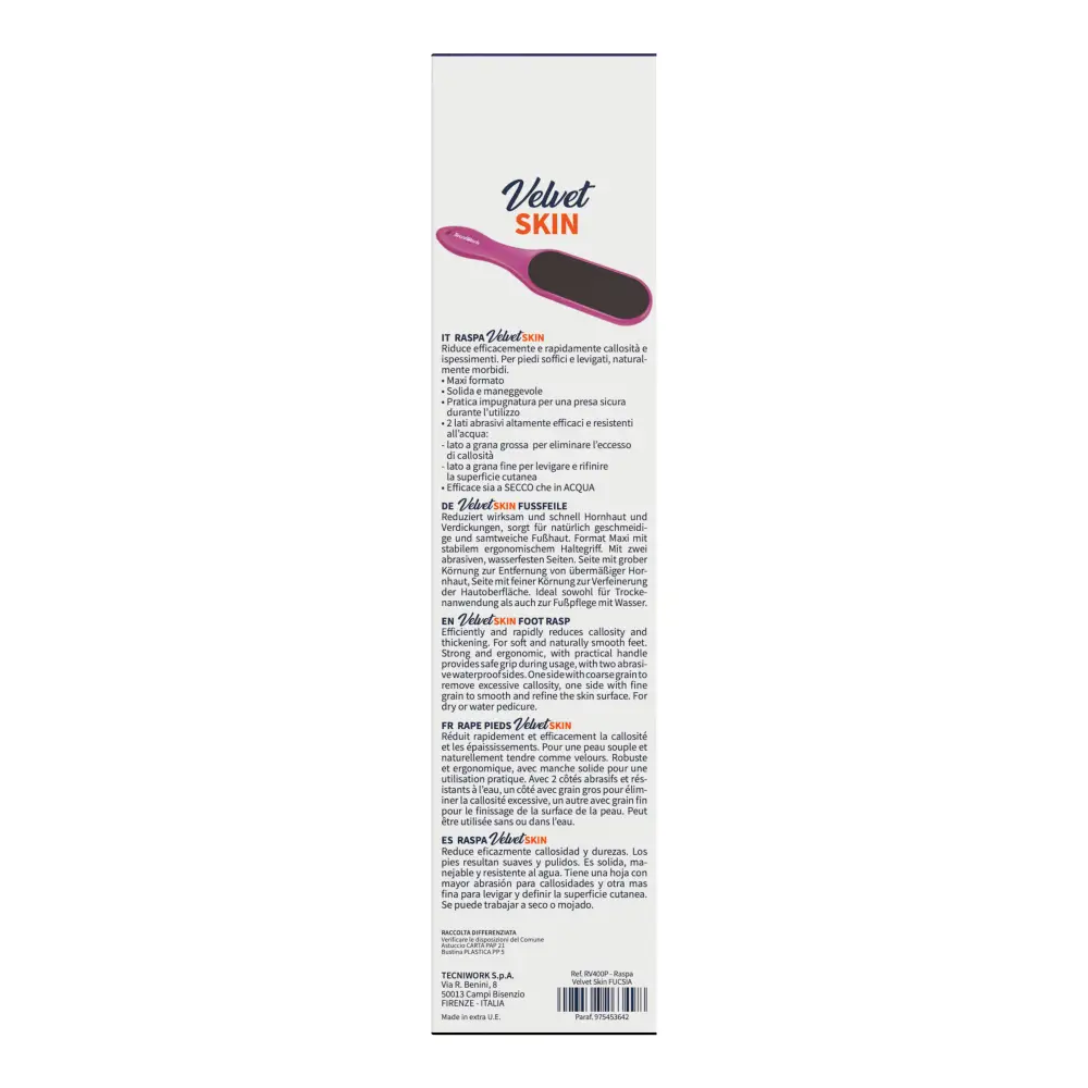 Ράσπα Ποδιών Tecniwork Velvet Skin Maxi Διπλής Όψης – 1 τεμ. - Image 4