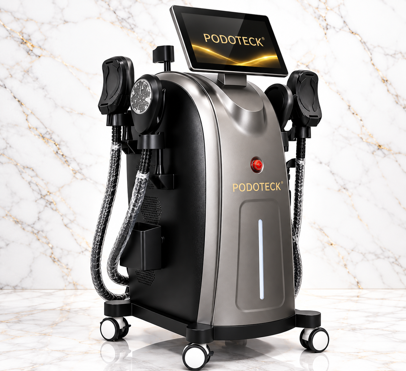 EMS Body Sculpting Podoteck– Επαγγελματικό Μηχάνημα Μυϊκής Ενδυνάμωσης & Σμίλευσης Σώματος - Image 3